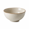 Ciotola 20 cm in ceramica beige per servire stile rustico